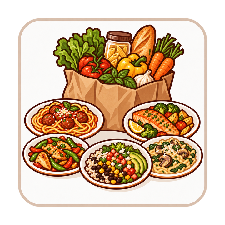 One Shop, Five Dinners
